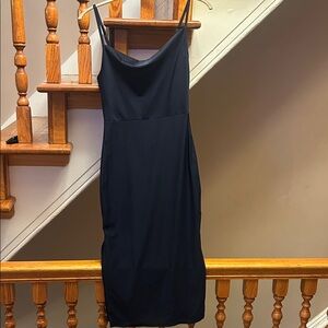 Elegant Navy Blue Women's Dress